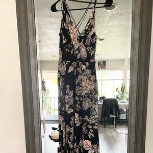 •ASTR FLORAL HIGH LOW DRESS•